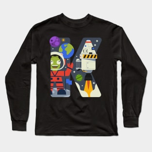 No Kerbal Left Behind Long Sleeve T-Shirt